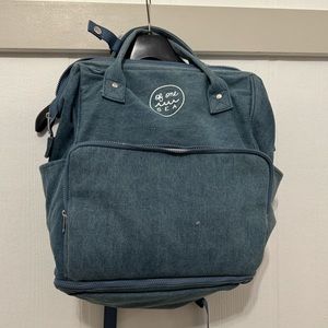 Of One Sea denim backpack